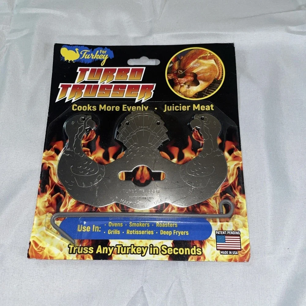 Turbo Trusser for Turkey Stainless Steel Poultry Trussing‎ Tool Made in USA NEW